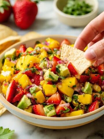 Avocado Strawberry Mango Salsa Recipe