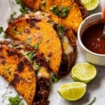 Crispy Birria Tacos with Rich Beef Broth Dipping Sauce Recipe