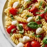 Creamy Caprese Pasta Salad Recipe