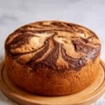 Delightful Marble Cake with Vanilla and Cocoa Swirls Recipe