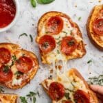Air Fryer Garlic Bread Pizza Toast Recipe