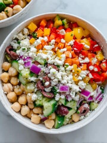 Mediterranean Dense Bean Salad (Viral TikTok Recipe) Recipe