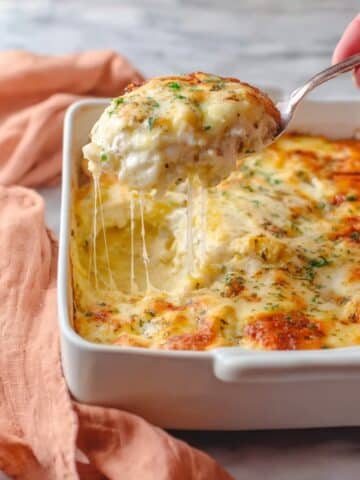 White Chicken Enchilada Casserole Recipe