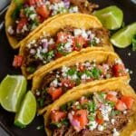 Easy Crock Pot Carne Asada Street Tacos Recipe