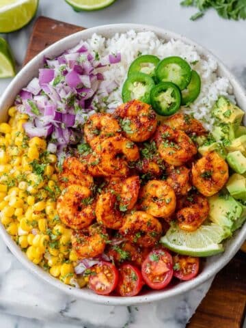 Fiesta Shrimp Rice Bowl Recipe