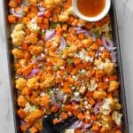 Sheet Pan Buffalo Chicken and Sweet Potato Bowls Recipe