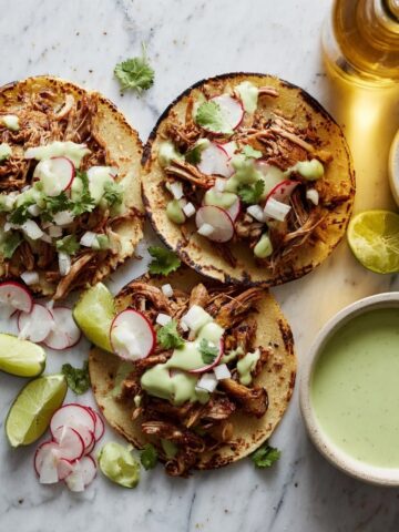 Mushroom Carnitas with Magical Green Sauce Recipe