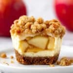 Mini Apple Cheesecakes with Streusel Topping Recipe