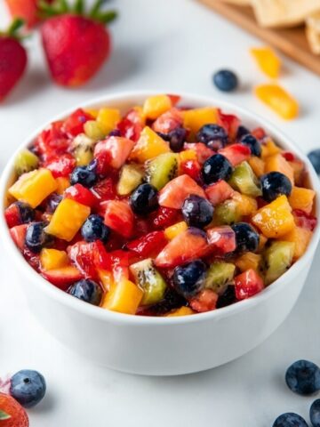 Fruit Salsa with Homemade Cinnamon Chips Recipe