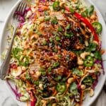 Sesame Chicken Cabbage Crunch Salad Recipe