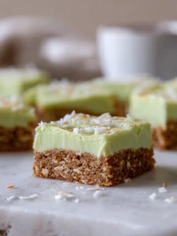 Copycat Starbucks Lime Frosted Coconut Bars Recipe