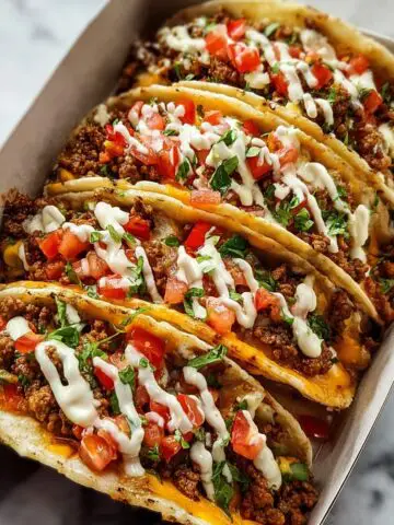Meat Lovers Pizza Tacos Recipe