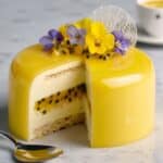 Passion Fruit Mousse Cake Recipe