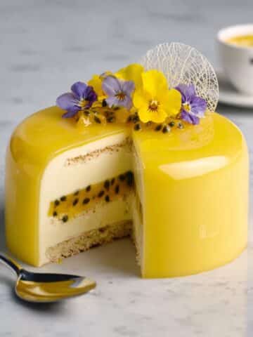 Passion Fruit Mousse Cake Recipe