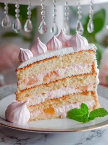 Russian Peach Cake Recipe