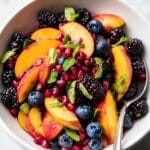 Summer Peach Fruit Salad Recipe