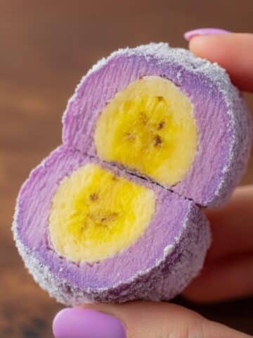 Banana Mochi with Coconut Flakes Recipe