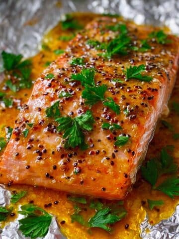 Spicy Honey Baked Salmon Recipe