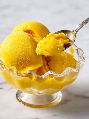 Creamy Mango Sorbet Recipe