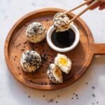 Sushi-Inspired Rice Balls with Sweet Potato and Black Sesame Recipe