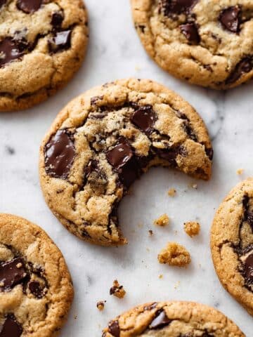 20 Minute Small Batch Chocolate Chip Cookies (Just 6!) Recipe