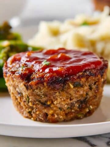 Muffin Pan Meatloaf with Mashed Potato Icing Recipe