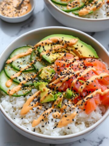 Easy California Roll Sushi Bowls Recipe