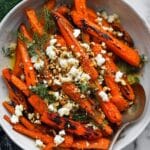 Honey Roasted Carrots with Feta and Dill Recipe