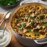 Dutch Oven Beef Stroganoff Recipe