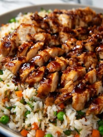 Easy One-Pan Honey BBQ Chicken Rice Recipe
