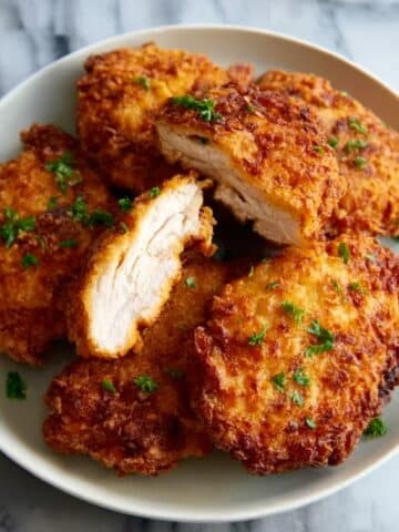 Quick Air Fryer Parmesan Crusted Chicken Recipe