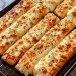 Cheesy Sourdough Breadsticks Recipe
