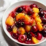 Delicious Peach Cherry Salsa Recipe