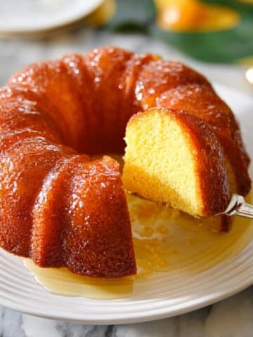 Pineapple Juice Cake with Glaze Recipe