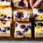 Lemon Blueberry Cheesecake Bars Recipe