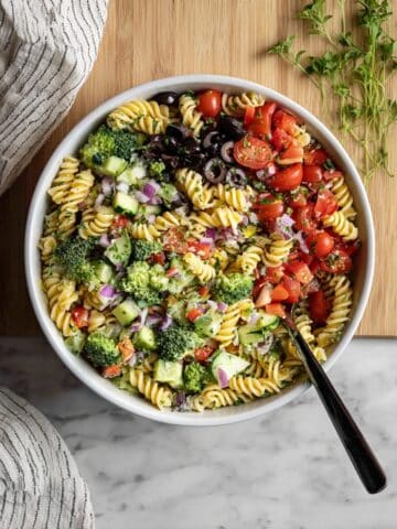 High Protein Pasta Salad Recipe
