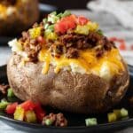 Cheeseburger Twice Baked Potatoes Recipe