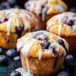 Blueberry Muffins with Lemon Glaze Recipe