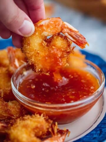 Coconut Shrimp with Sweet Chili Apricot Dipping Sauce Recipe