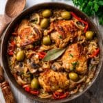 Slow Cooker Mediterranean Chicken with Vegetables and Couscous Recipe