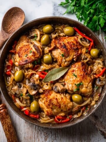 Slow Cooker Mediterranean Chicken with Vegetables and Couscous Recipe