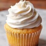 Easy Eggnog Cupcakes with Spiced Rum Whipped Cream Frosting Recipe