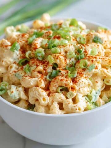 Easy Deviled Egg Pasta Salad Recipe