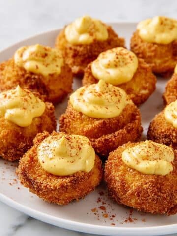 Cajun Style Fried Deviled Eggs Recipe