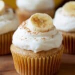 Banana Cupcakes with Cream Cheese Frosting Recipe