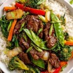 Flank Steak Stir Fry with Orange-Ginger Sauce Recipe
