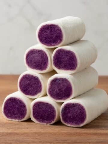 Purple Sweet Potato Mochi Recipe