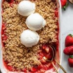 Strawberry Rhubarb Crisp Recipe