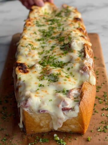 Steak Stuffed Bread Boat Recipe