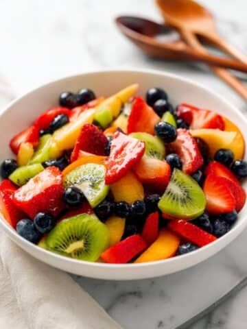 Fresh Fruit Salad with Honey Lime Dressing Recipe